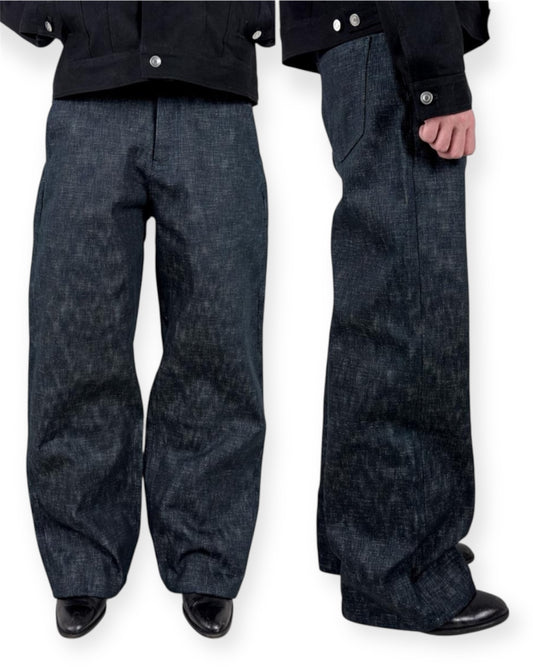 20 OZ INDIGO RAW HEAVYWEIGHT SELVEDGE DENIM JEANS