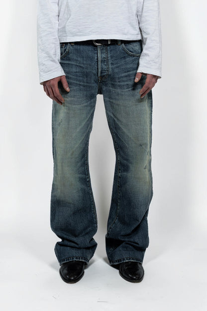 WASHED BOOTCUT DENIM