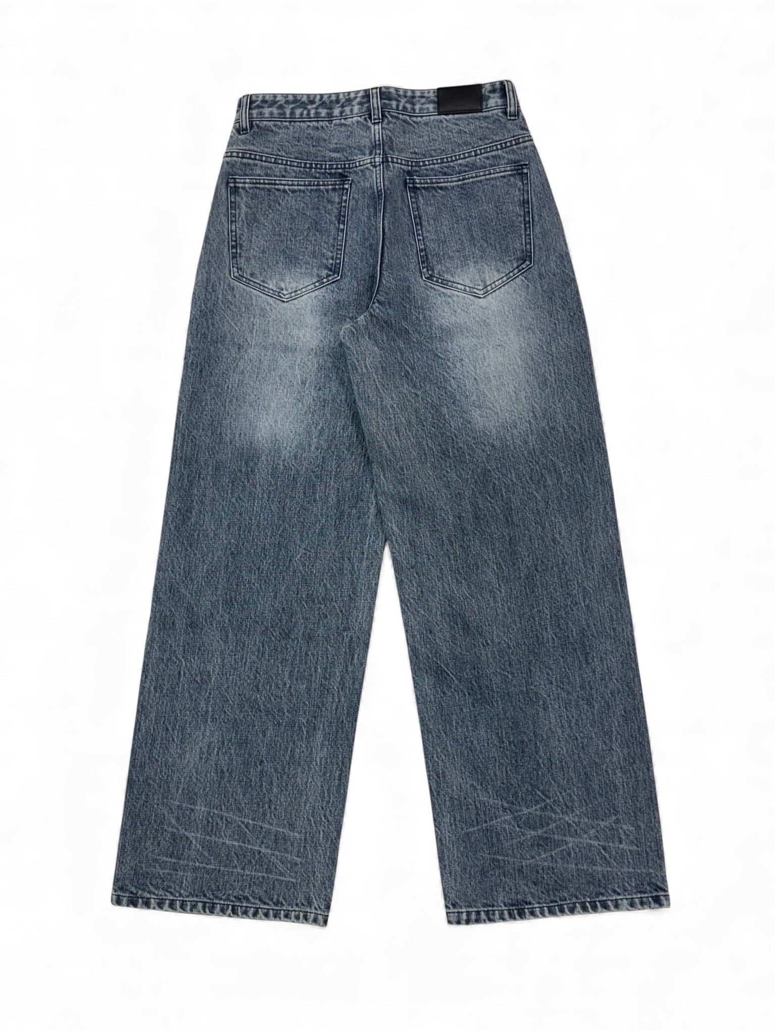 BLUE WASHED SELVEDGE DENIM JEANS