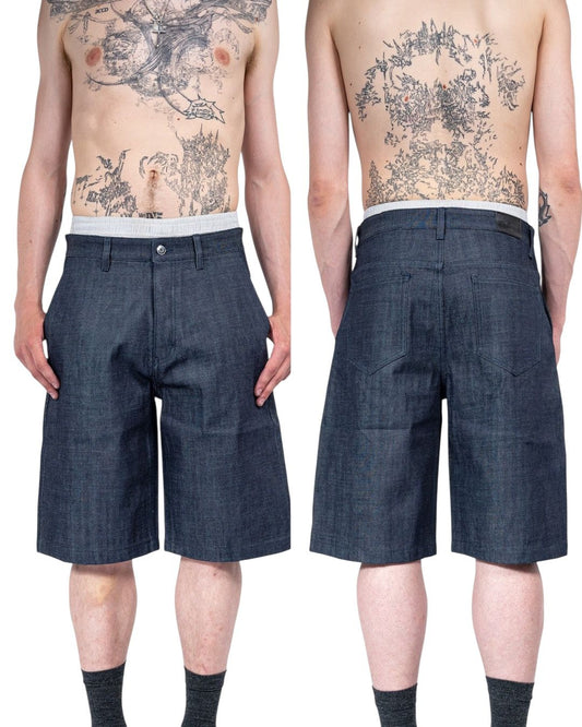 INDIGO RAW HEAVYWEIGHT SELVEDGE DENIM SHORTS